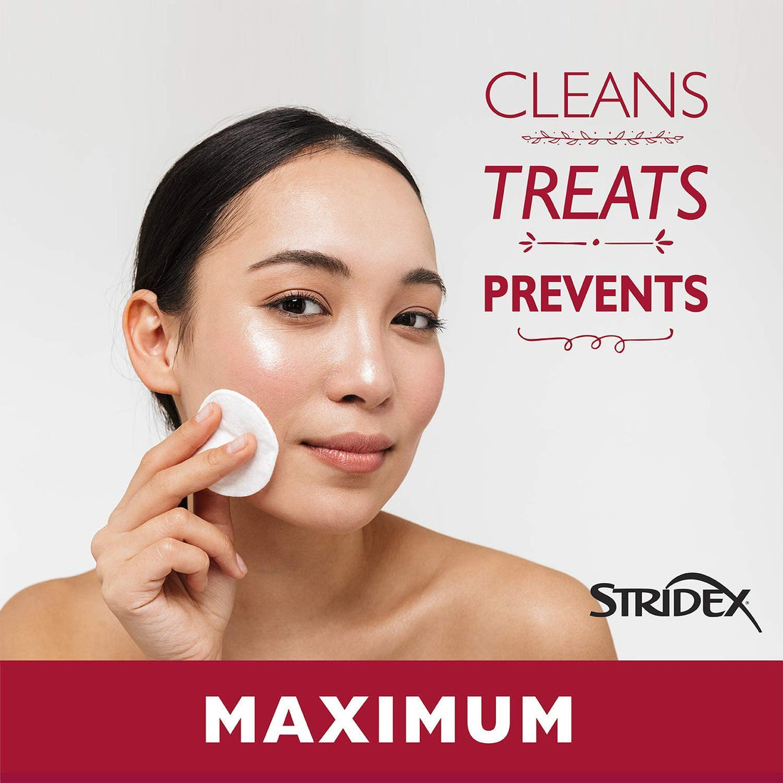 Stridex Daily Care Acne Pads Maximum Strength, 90 ct, 2 pk