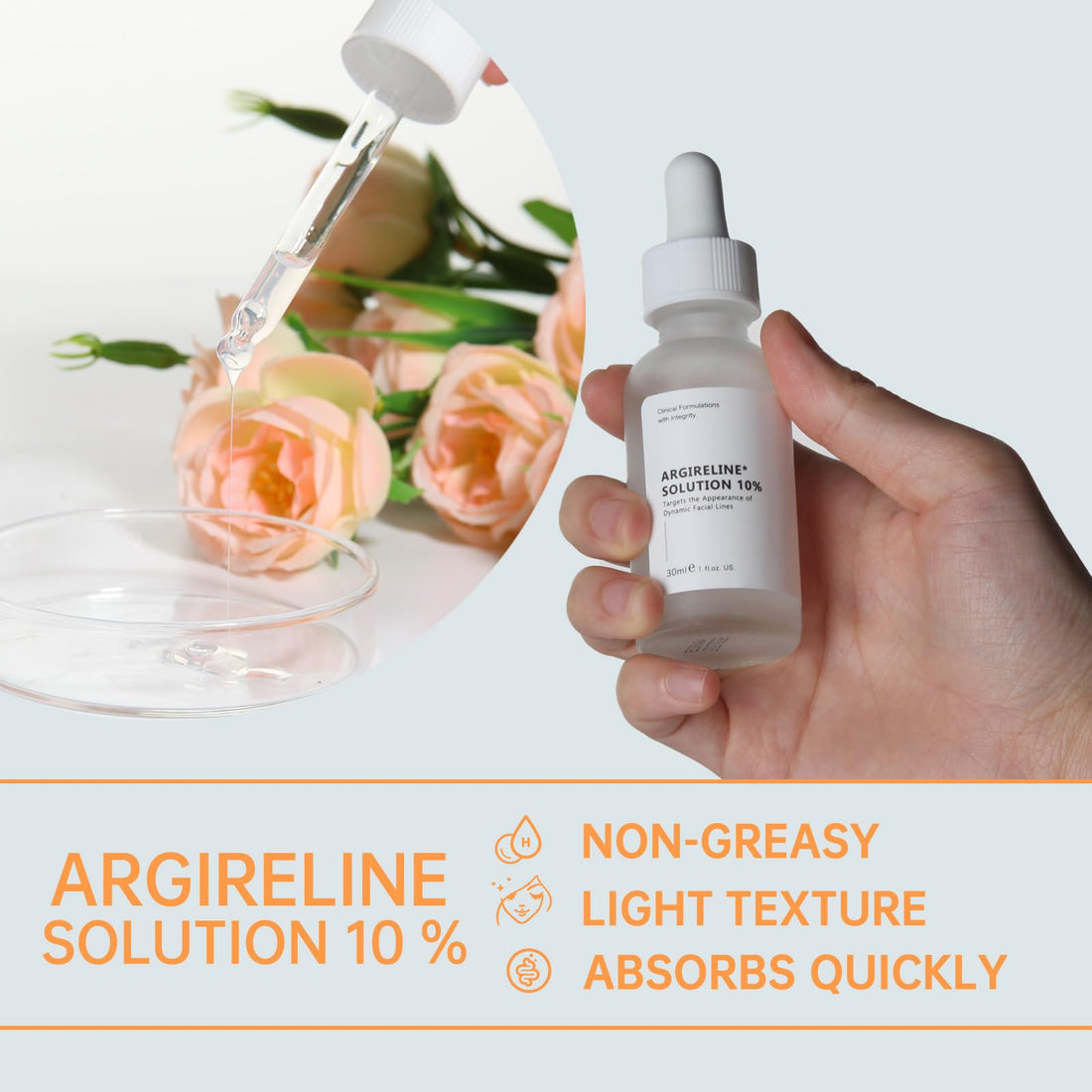 Argireline Serum for Face, 2 PCS Advanced Anti-Wrinkle Facial Serum For Women, Anti-Aging, Collagen Boosting, Moisturizing Argireline 10% Solution for Fine Lines, Argireline Peptide.