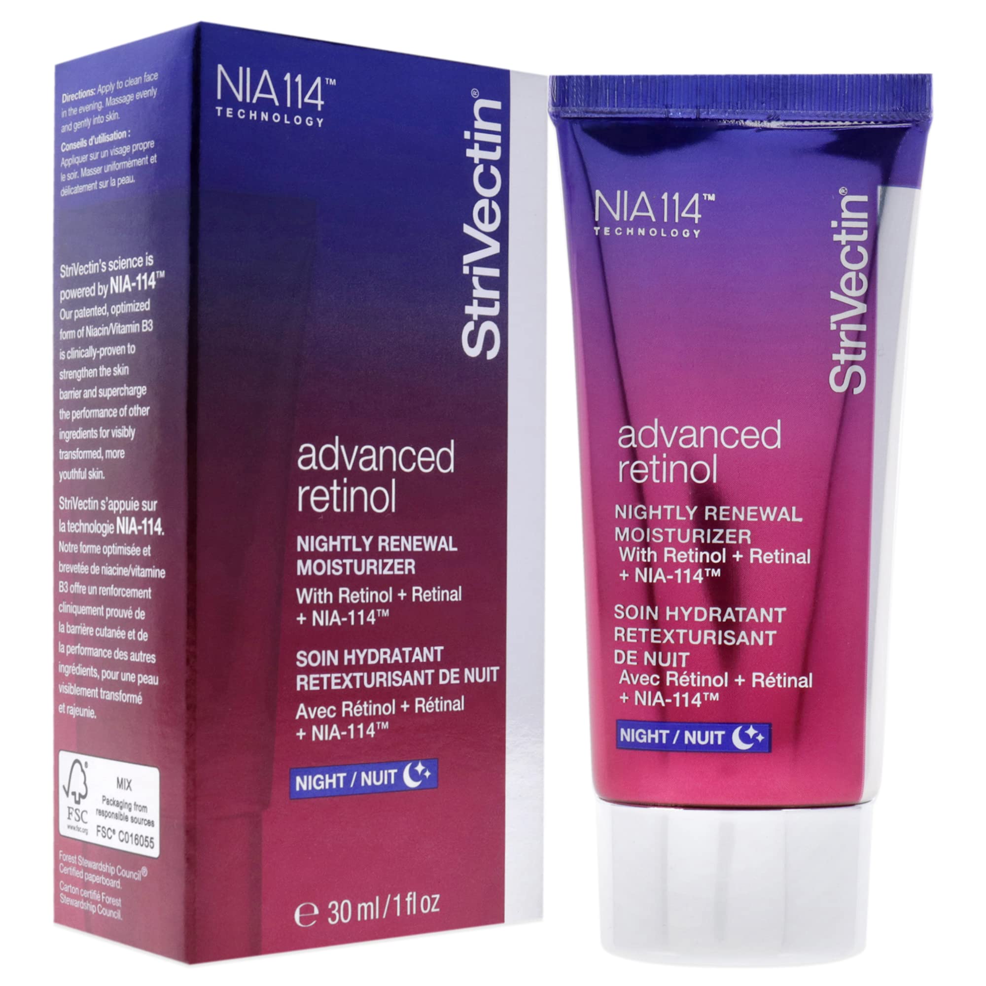 StriVectin Advanced Retinol Intensive Night Moisturizer, 1.1 oz.