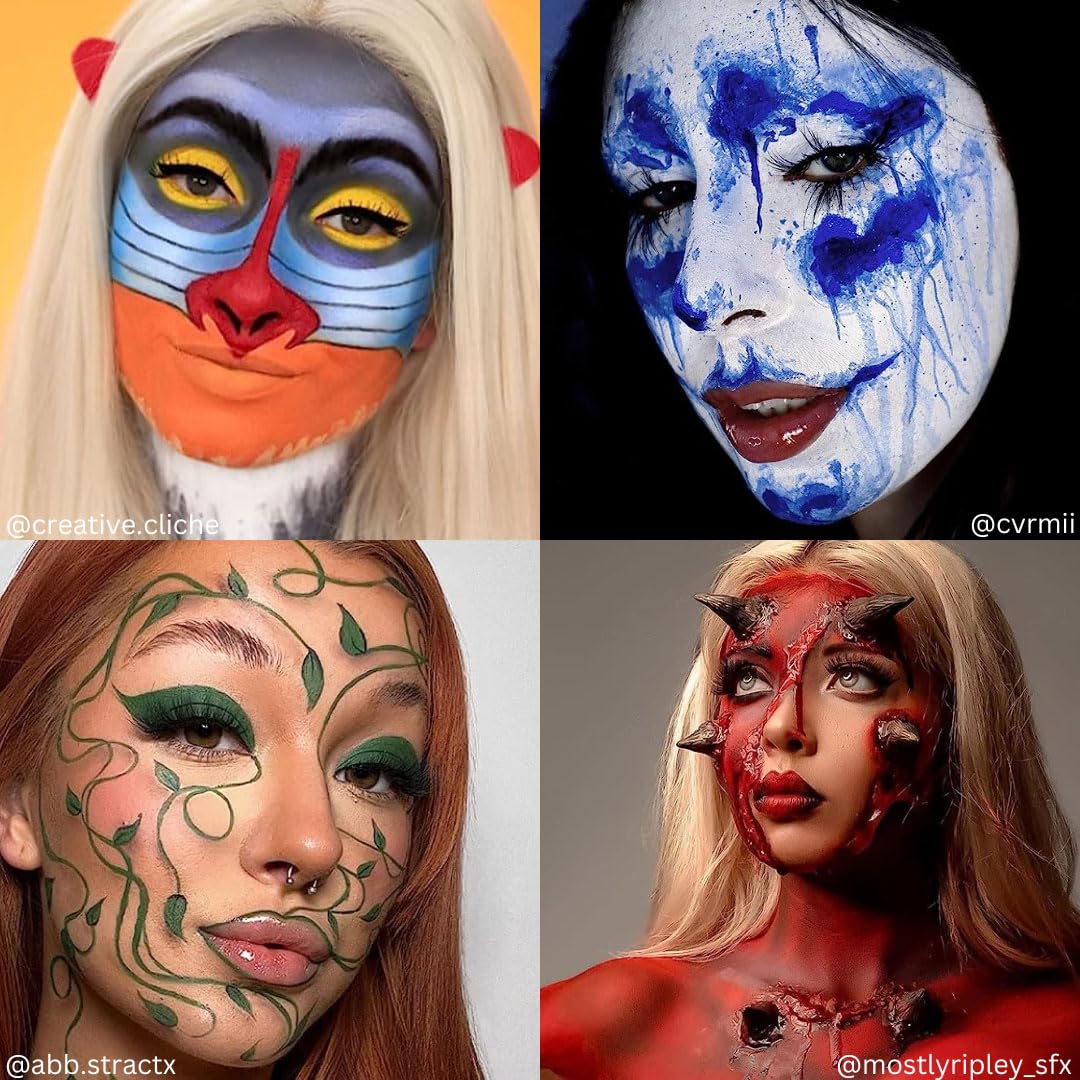 Mehron Face Paint Palette With 8 Colors By Paradise Makeup Aq (Basic)