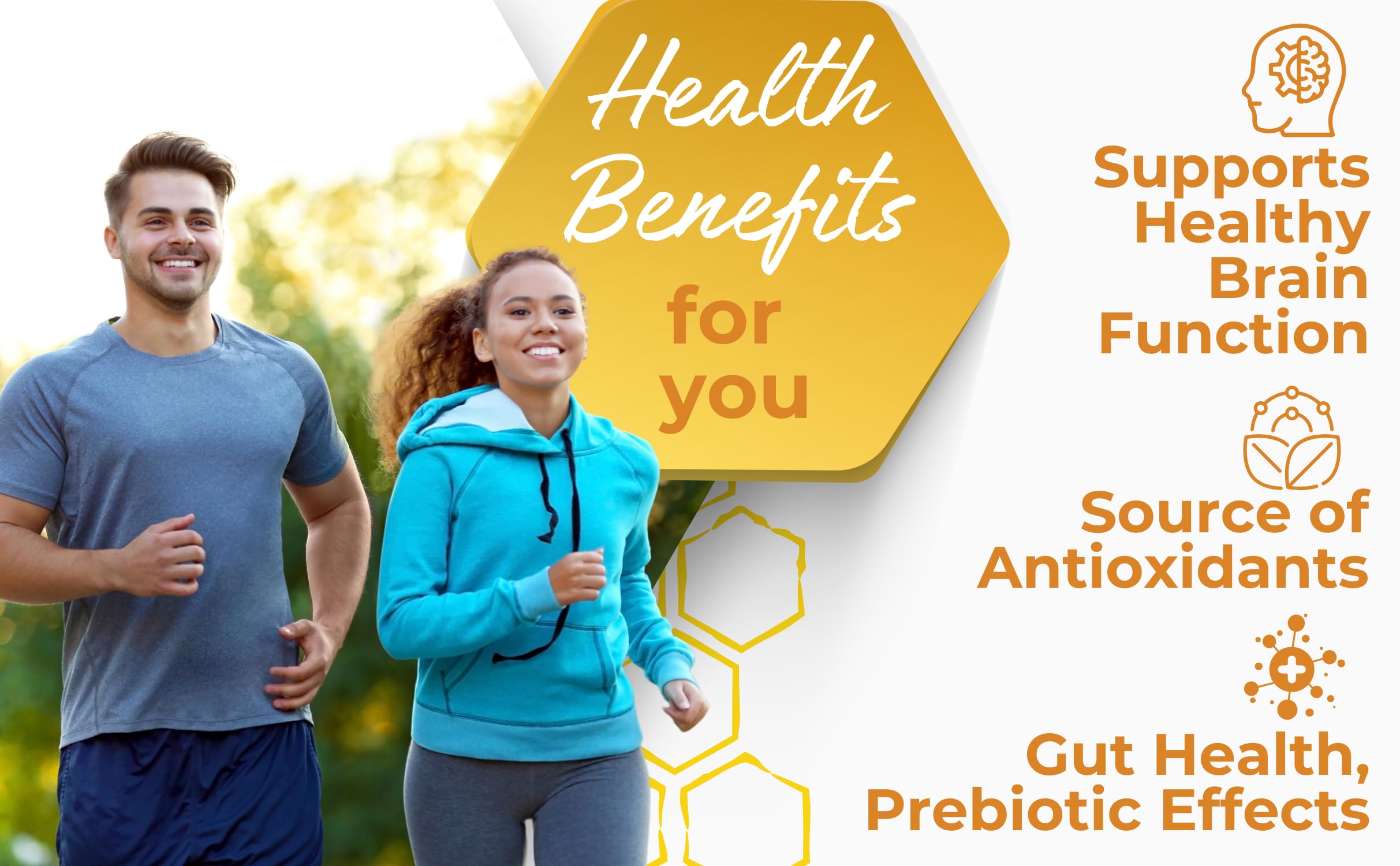 HONEYBEEZONE Royal Jelly Capsules – 500 mg Energy, Glowing Skin and Brain Booster Supplement | Non-GMO, Gluten-Free, 60 Easy-to-Swallow Veggie Capsules