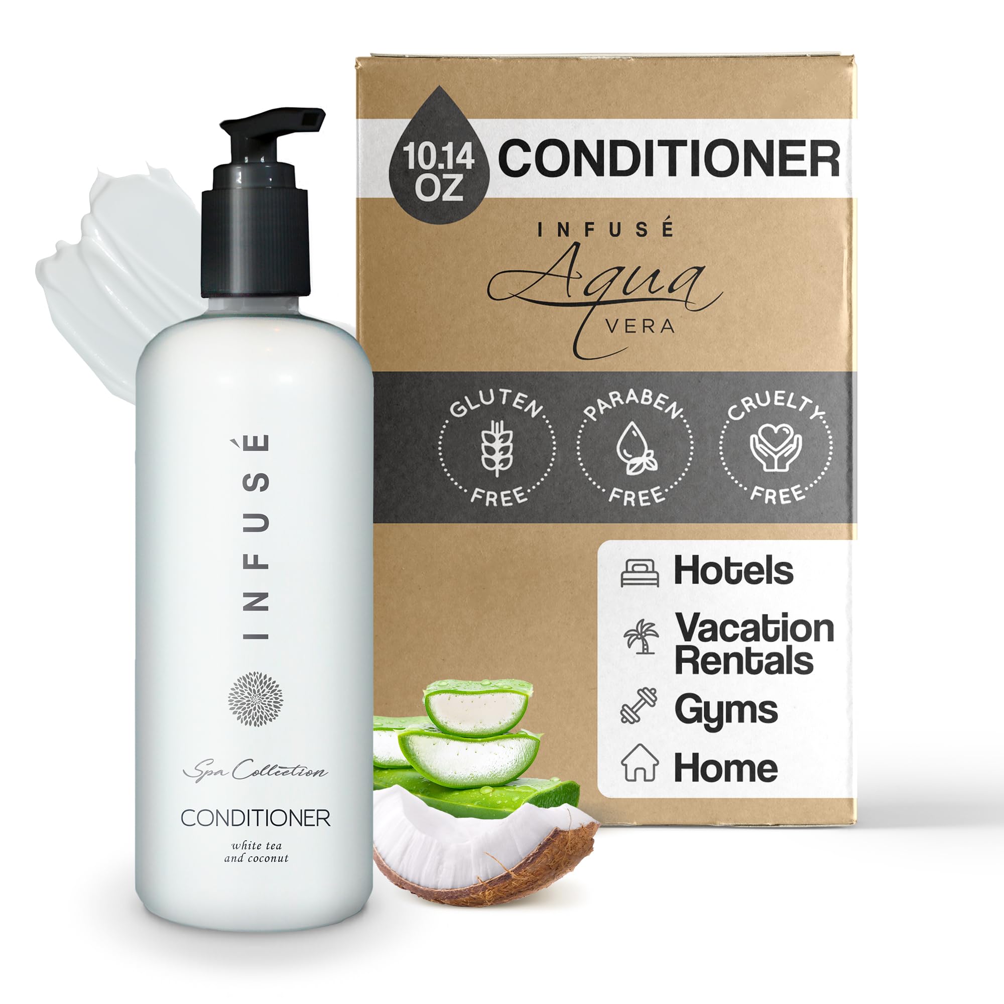 Terra Pure Infuse White Tea and Coconut Conditioner | 400 ml SINGLE