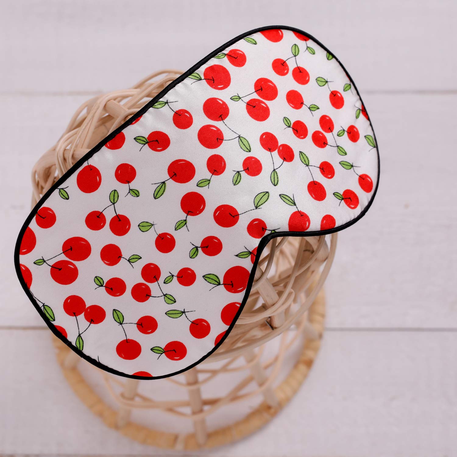 #18: Maxfeel 100% Pure Silk Eye Mask Sleep Eye Mask Eye Cover Eyeshade Sleeping Eye Mask Printed Colors (#18)