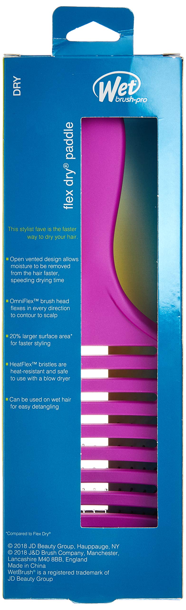 Wet Brush Brush Flex Dry Paddle - Purple