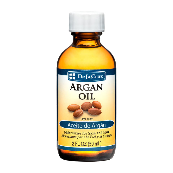 De La Cruz Pure Moroccan Argan Oil, Unrefined, Cold Pressed & Hexane Free, Bottled in USA 2 FL. OZ.