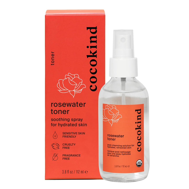 cocokind Organic Rosewater Facial Toner 4 fl.oz