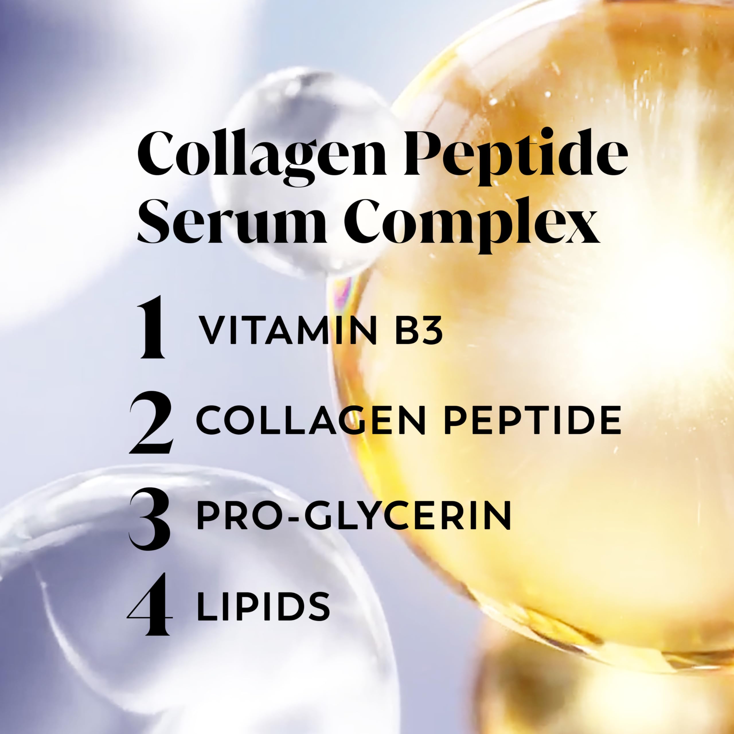 Olay Body Wash for Women, Elasticity Boosting, Collagen Peptide Serum Complex, Renews Moisture, Vitamin B3 Lameller Technology, For All Skin Types, 20 fl oz (Pack of 4)