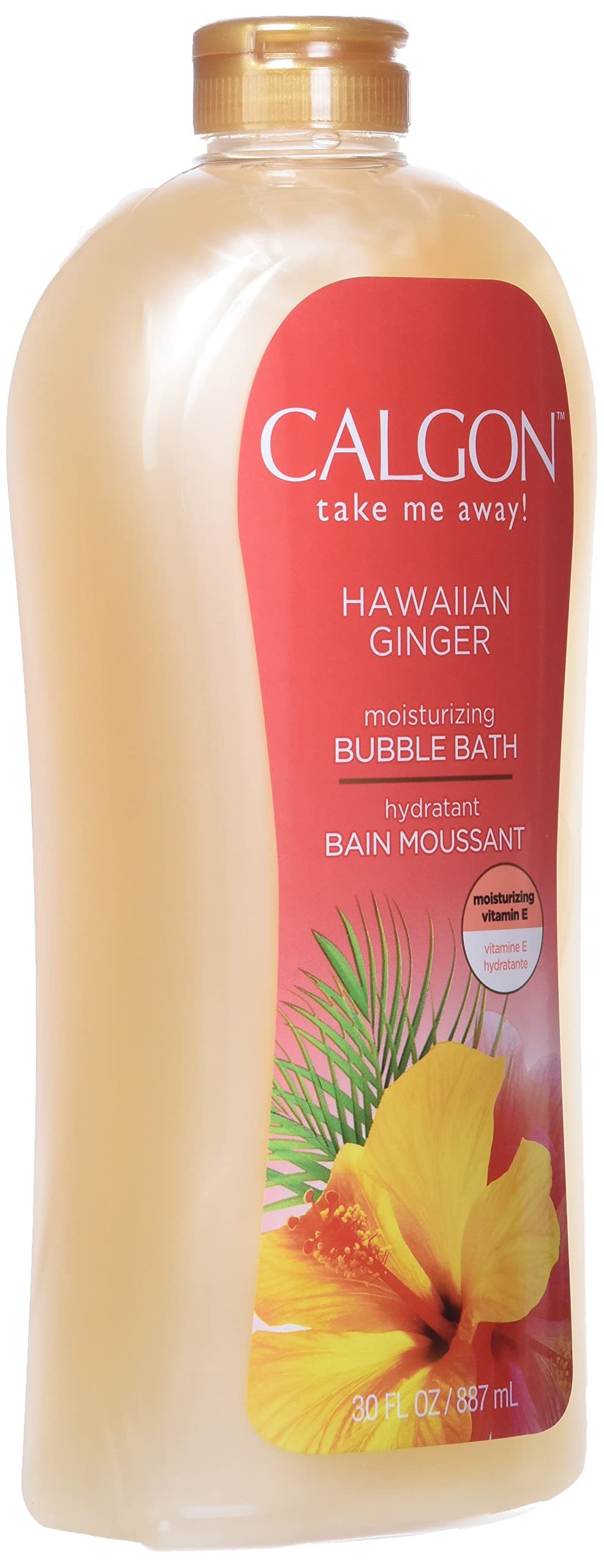 Calgon Skin Silkening Bubble Bath /Hawaiian Ginger by Calgon