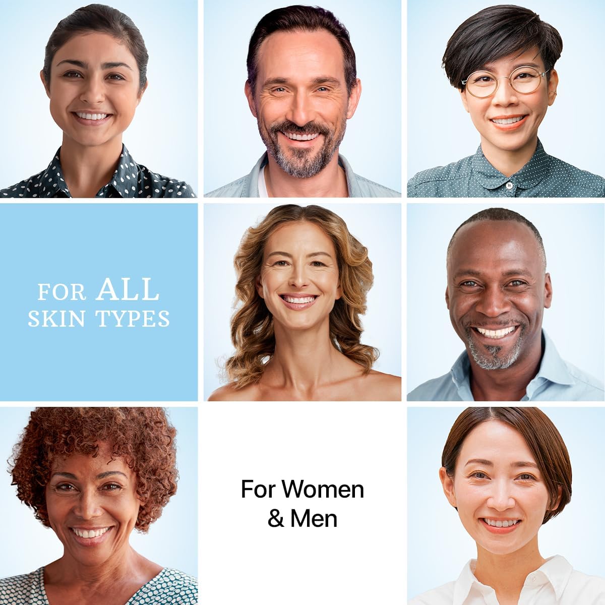 Face Moisturizer Collagen Cream, Anti Aging Face Cream with Retinol Hyaluronic Acid Vitamin B, Day & Night Anti-Wrinkle Moisturizing Cream for Women & Men, 1.7 Fl Oz