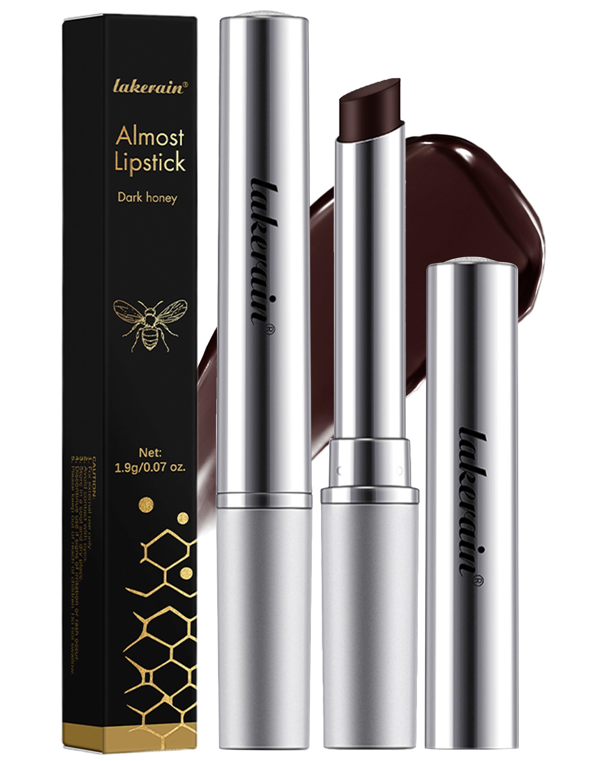 Erinde 2PCS Tinted Lip Balm Lipstick, Hydrating Natural Glossy Lip Balm, Sheer Lightweight Color, Moisturizing Lipstick Makeup Lip Care Balm for Repairing Dry Lips