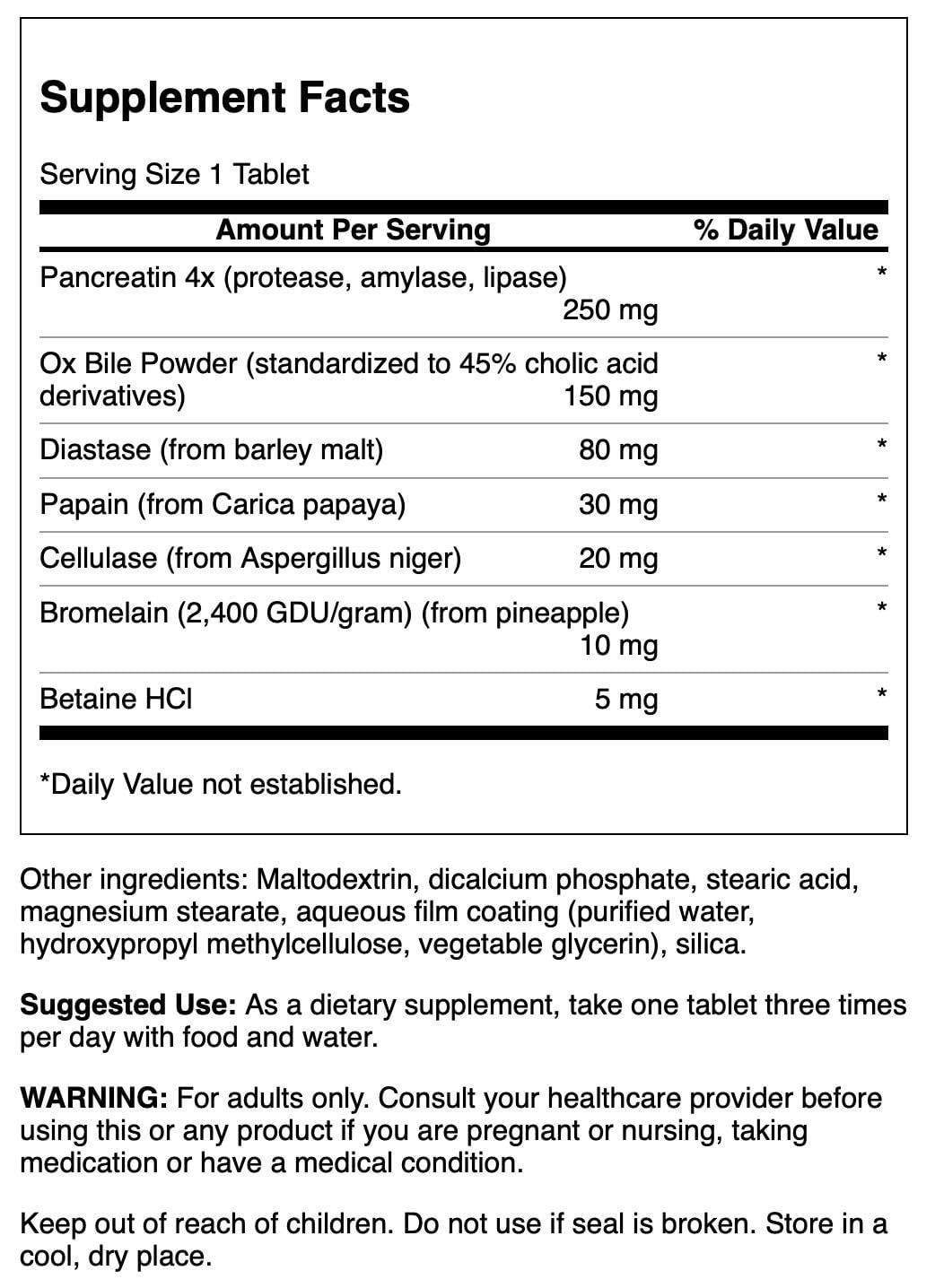 Swanson Digestive Enzymes 180 Tabs
