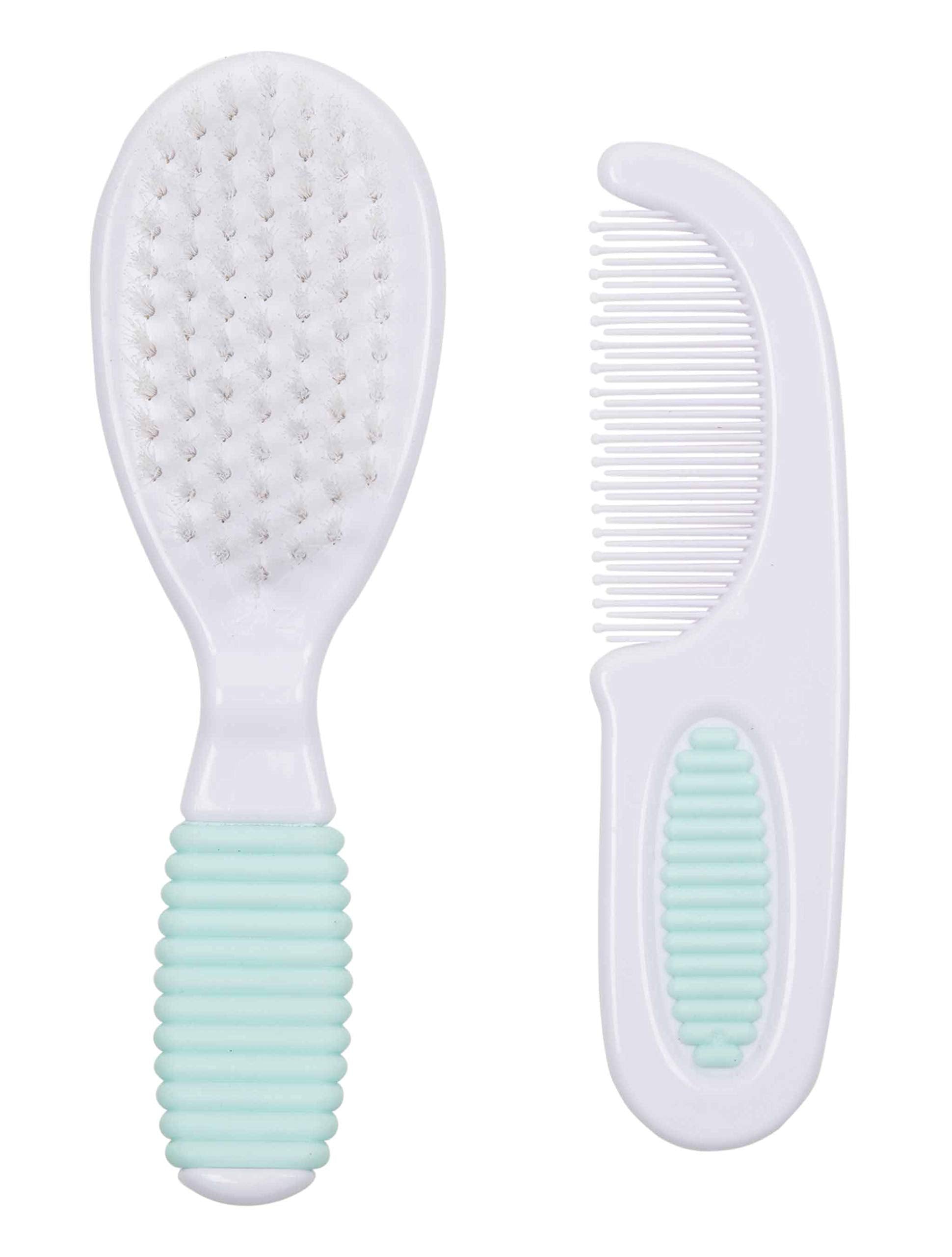 Nuby Brush and Comb Set, Colors May Vary