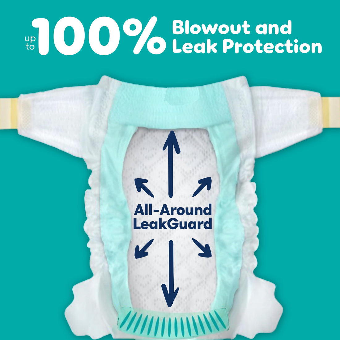 Pampers Baby Diapers - Swaddlers - Size 4, 120 Count, Ultra Absorbent Disposable Infant Diaper