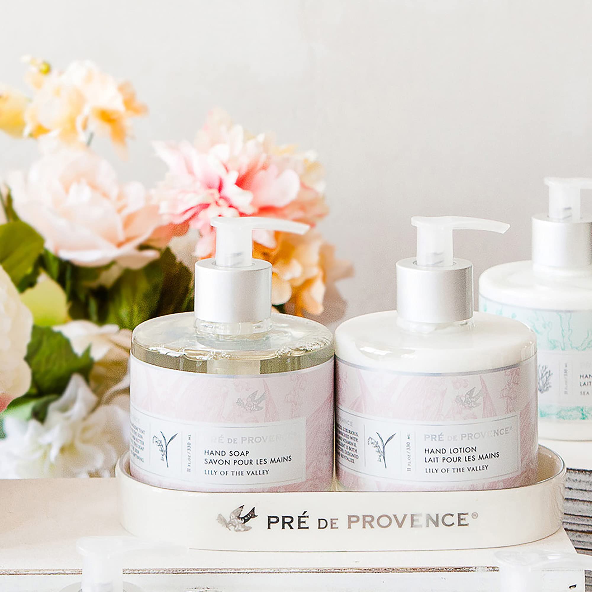 European Soaps 35101LY PrÃƒ© de Provence Lily of the Valley Heritage Liquid Soap