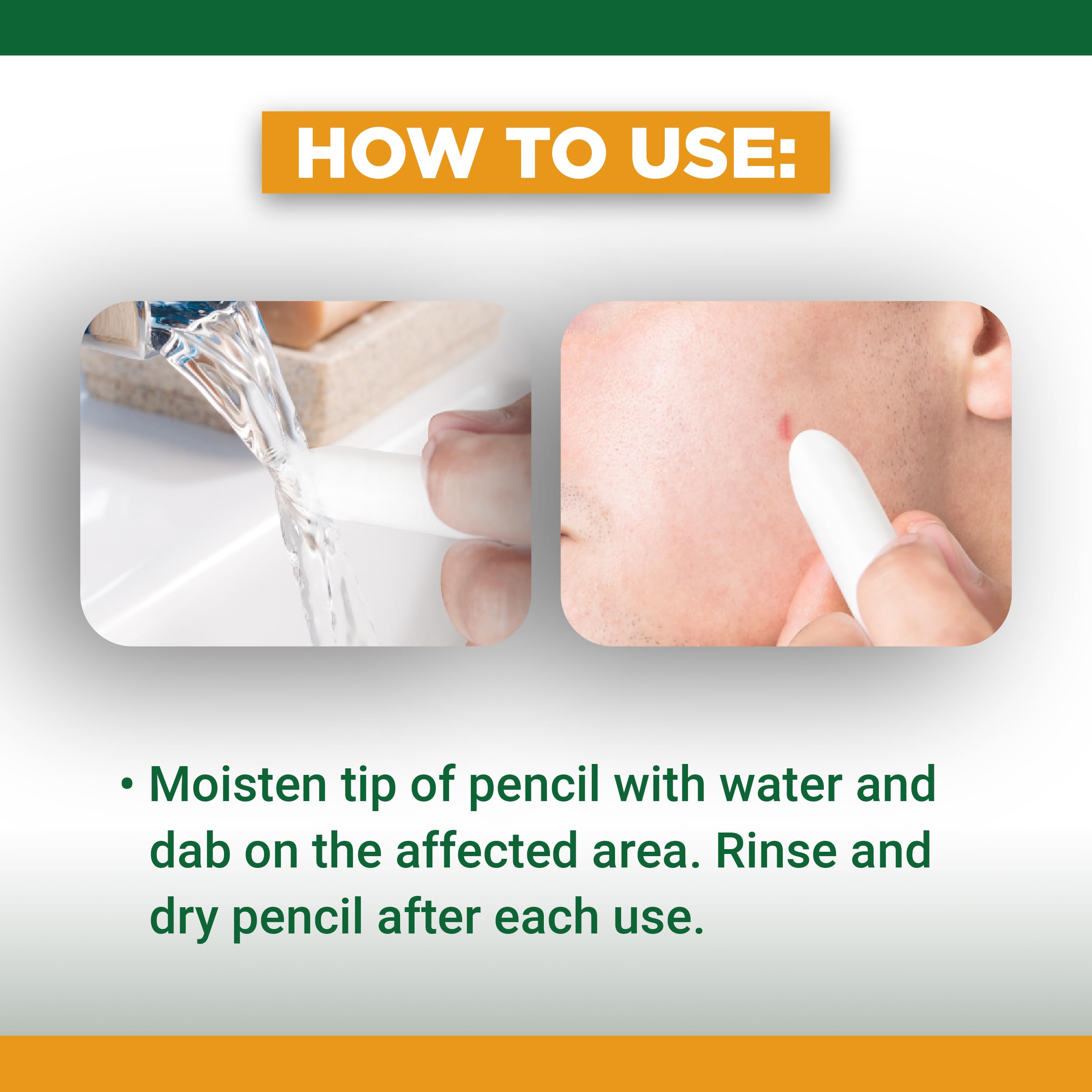 Pinaud Clubman Travel Size Styptic Pencil, 0.33 Ounce (Pack of 6)