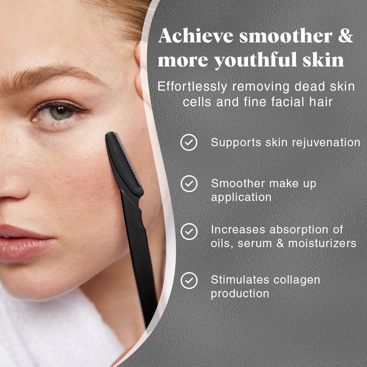 Kitsch Pro Dermaplaning Tool Set, Facial Hair Removal for Women, Eyebrow Razor and Face Razor for Women, 12 Pack