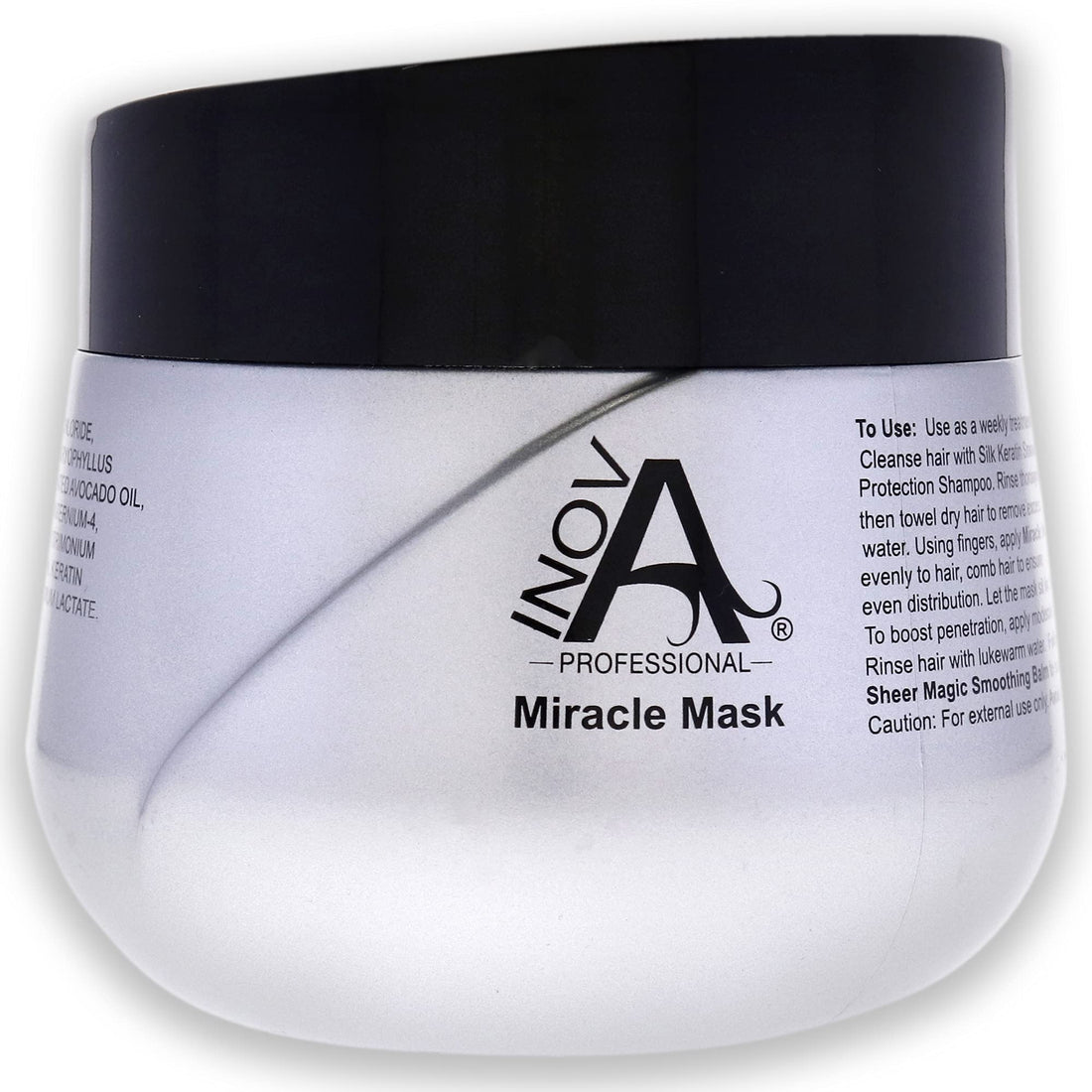 Inova Professional Silk Keratin - The Miracle Mask - Deep Conditioning Mask, 10.2 Fluid Ounce