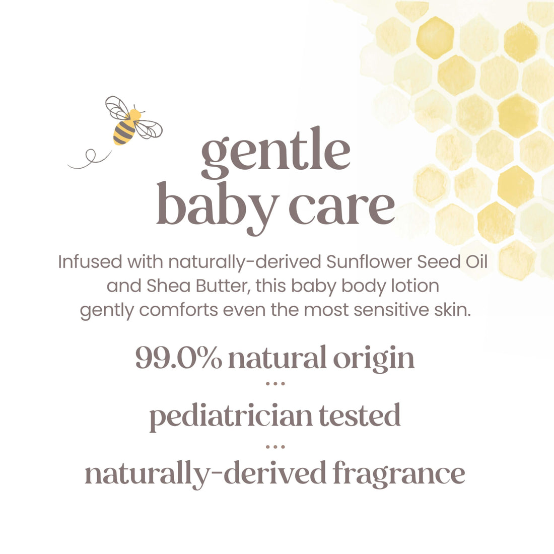 Burt's Bees Baby Ultra Gentle Lotion with Aloe for Sensitive Skin, Pediatrician Tested, 99% Natural Origin Baby Care, 6 Oz