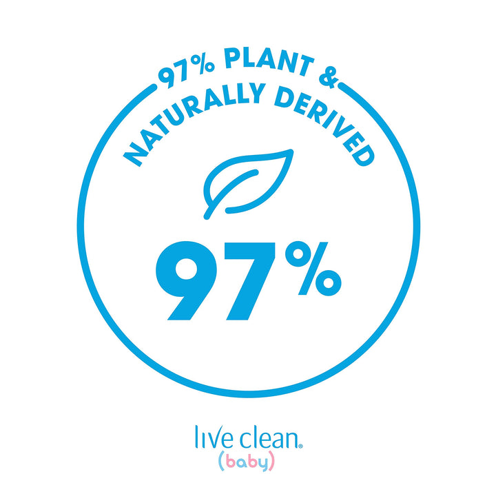 Live Clean Baby TEARLESS SHAMPOO & WASH Organic Eco Friendly 750 ml (25 fl oz)