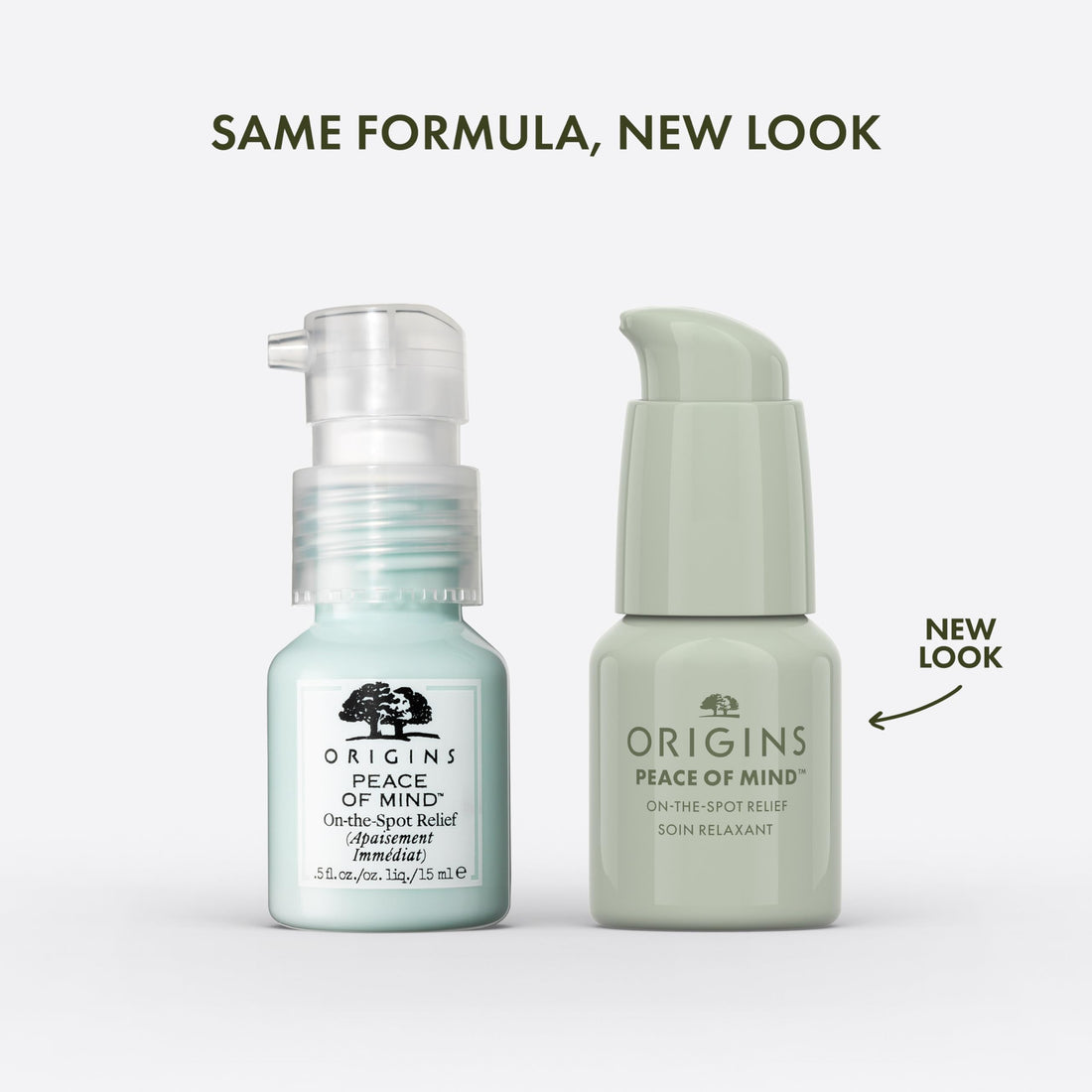 Origins Peace of Mind On-the-Spot Relief | Relaxing Aromatherapy Experience With Eucalyptus, Peppermint & Basil Essential Oils | Wellness Gift, 0.5 Fl Oz