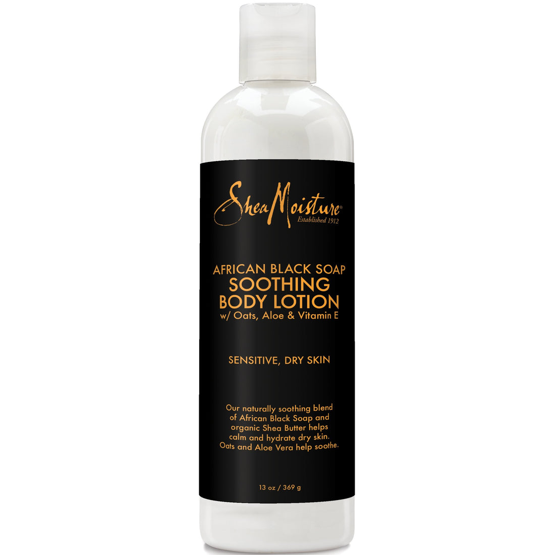 SheaMoisture African Black Soap Lotion, 13 Ounce