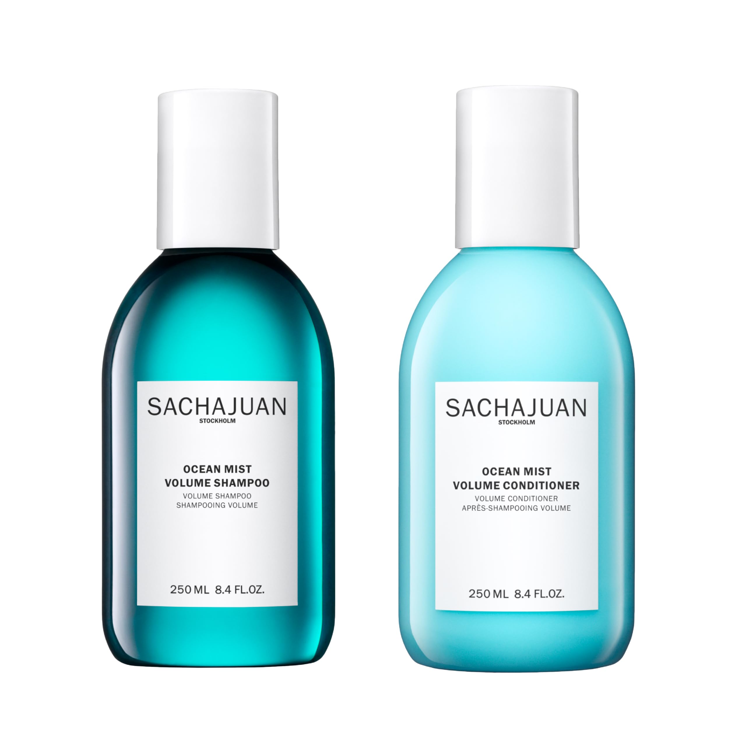 Sachajuan Ocean Mist Shampoo and Conditioner Set - Ocean Silk Technology Gives Hair Volume, Structure, and Strength - Set of 2 (8.45 oz)