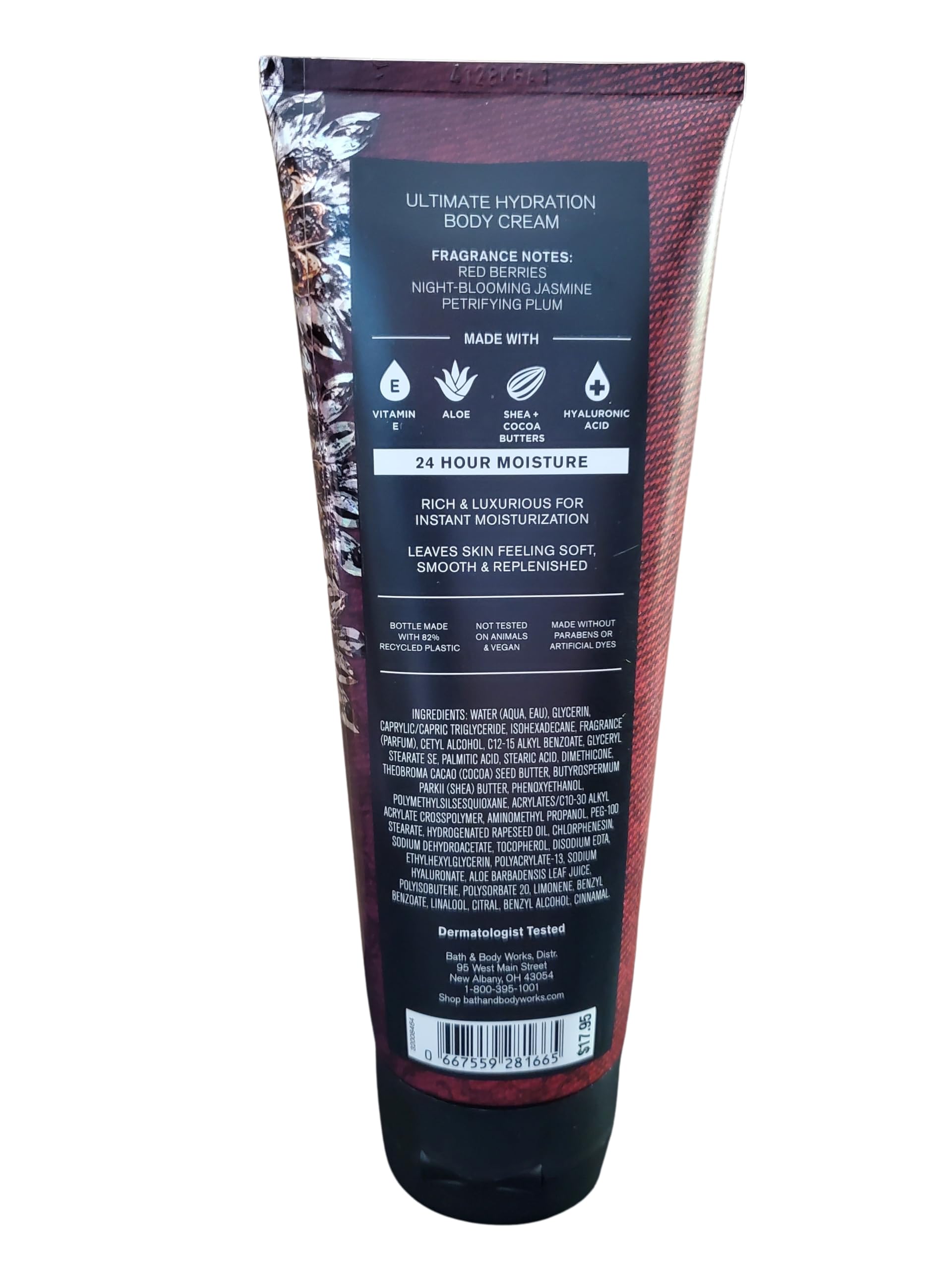 Bath & Body Works Vampire Blood Ultimate Hydration Body Cream 8 Ounces Pack of 2