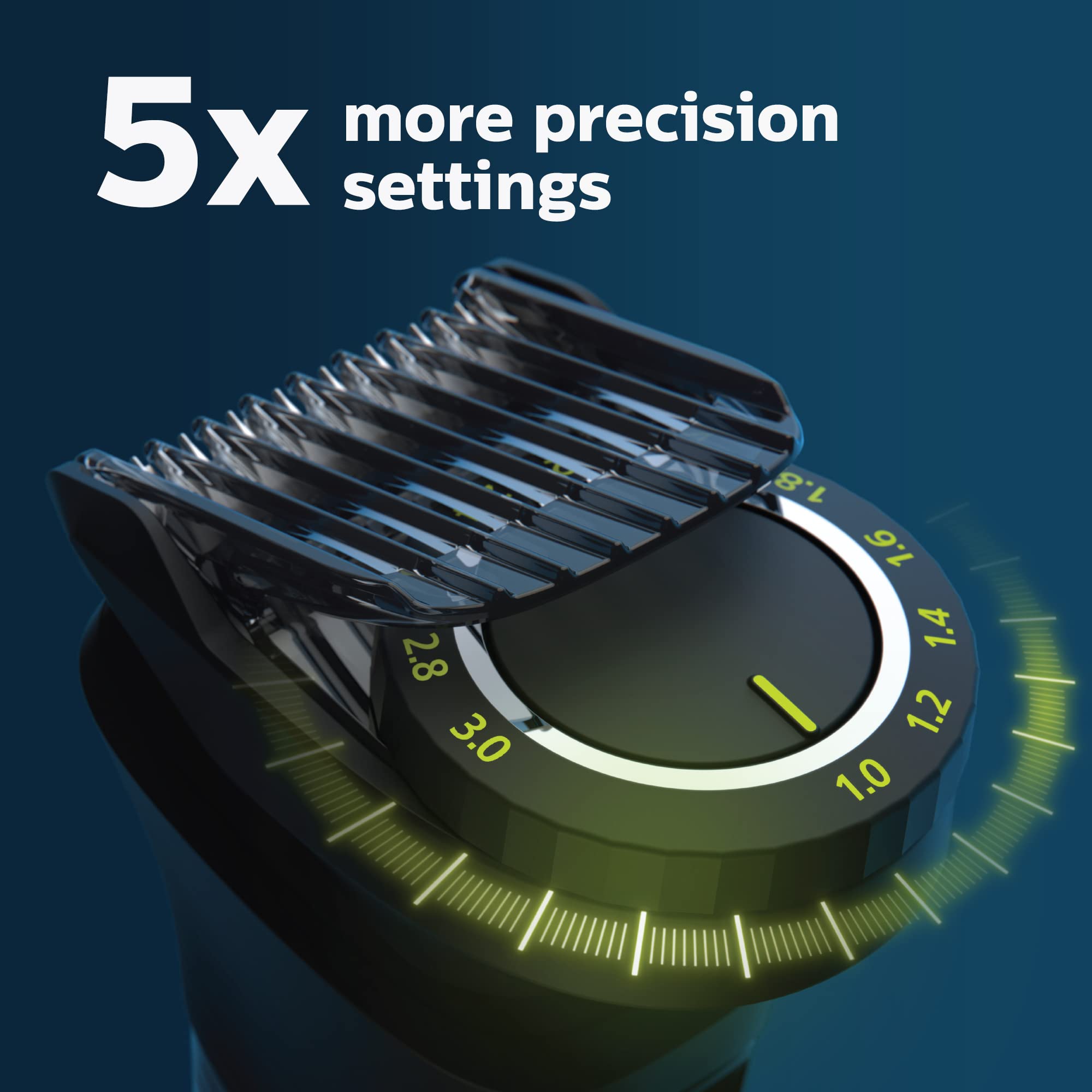 Norelco Philips Multigroom 7000 Series, All-in-One Trimmer, Beard Trimmer and Hair Clipper, 19-Piece Men's Grooming Kit for Beard, Head, Hair, Body, and Face, Soft Pouch, MG7910/49