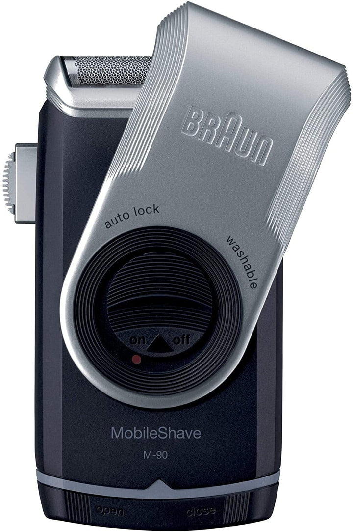 M-90 : Braun MobileShave M-90 Men's Portable Electric Foil Shaver Travel Battery Razor