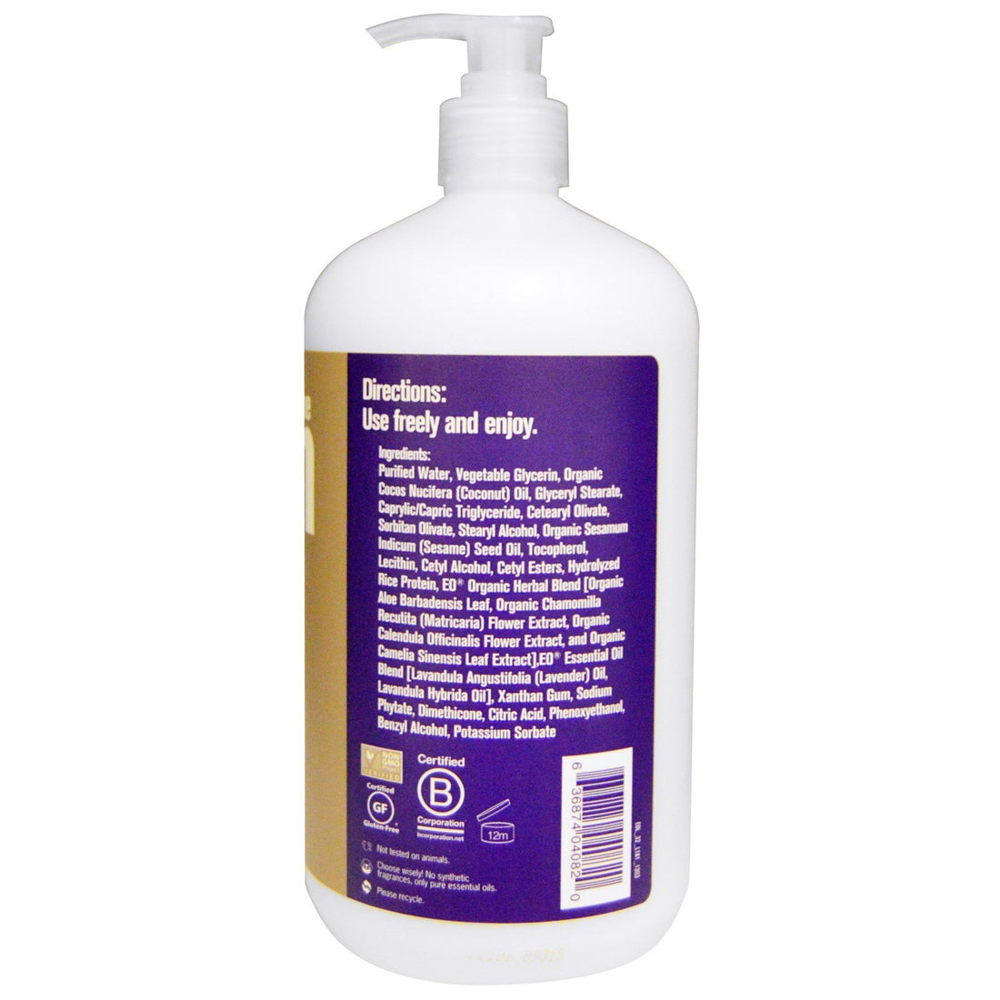 EO PRODUCTS LOTION,EVERYONE,LVDR&ALOE, 32 FZ