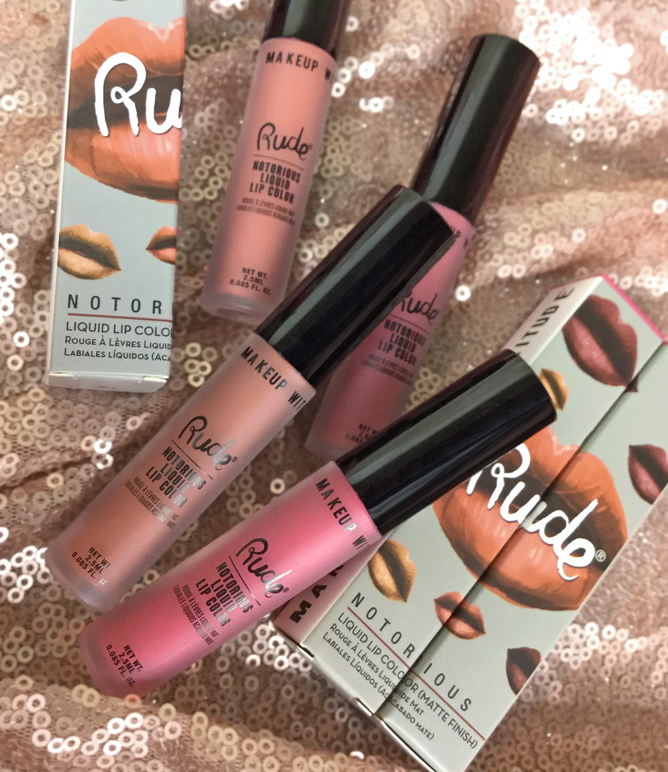 Rude Cosmetics Notorious Liquid Lip Color - Undressed