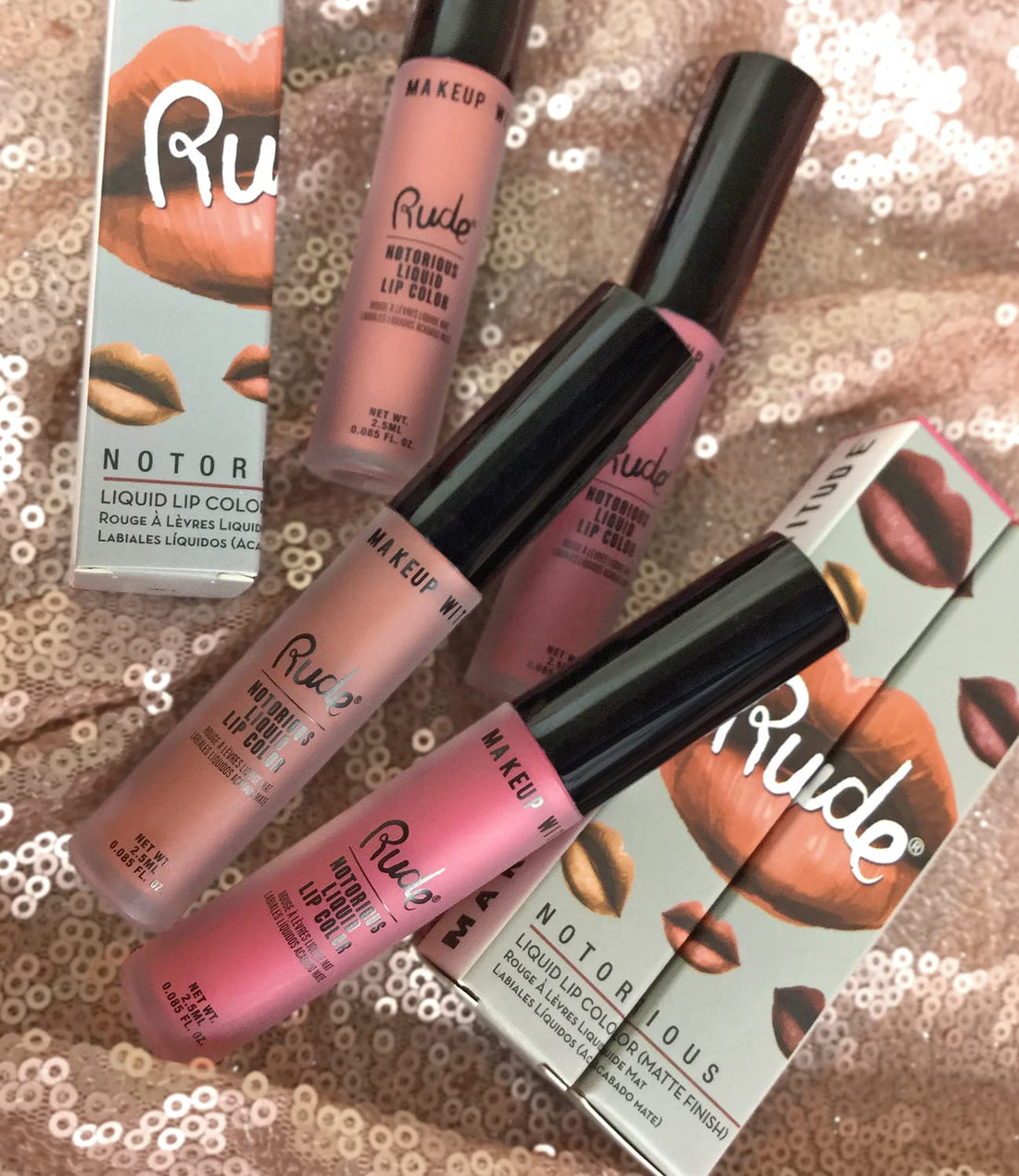 Rude Cosmetics Notorious Liquid Lip Color - Undressed