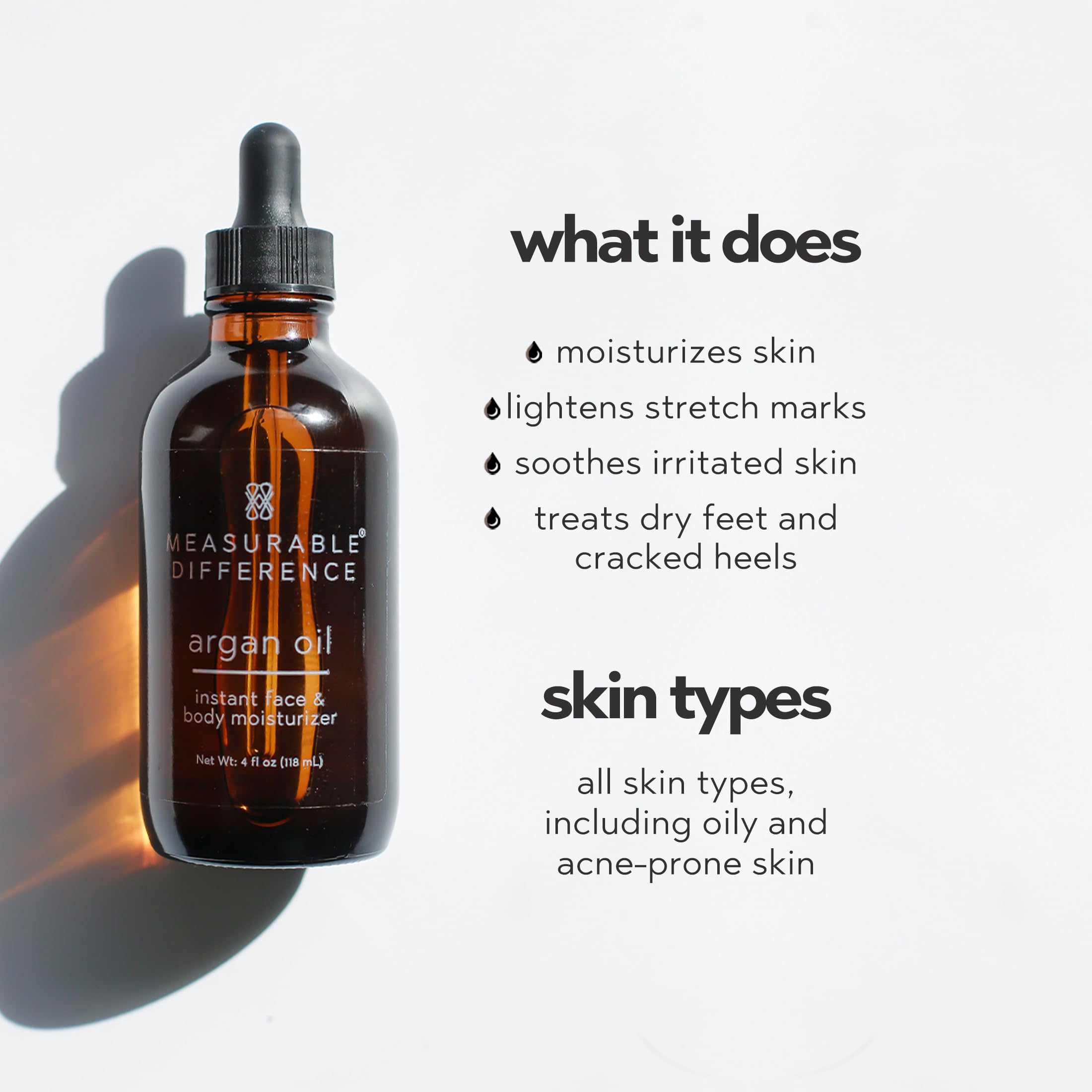 Chrislie Measurable Difference Face and Argan Body Oil, 4 Fluid Ounce