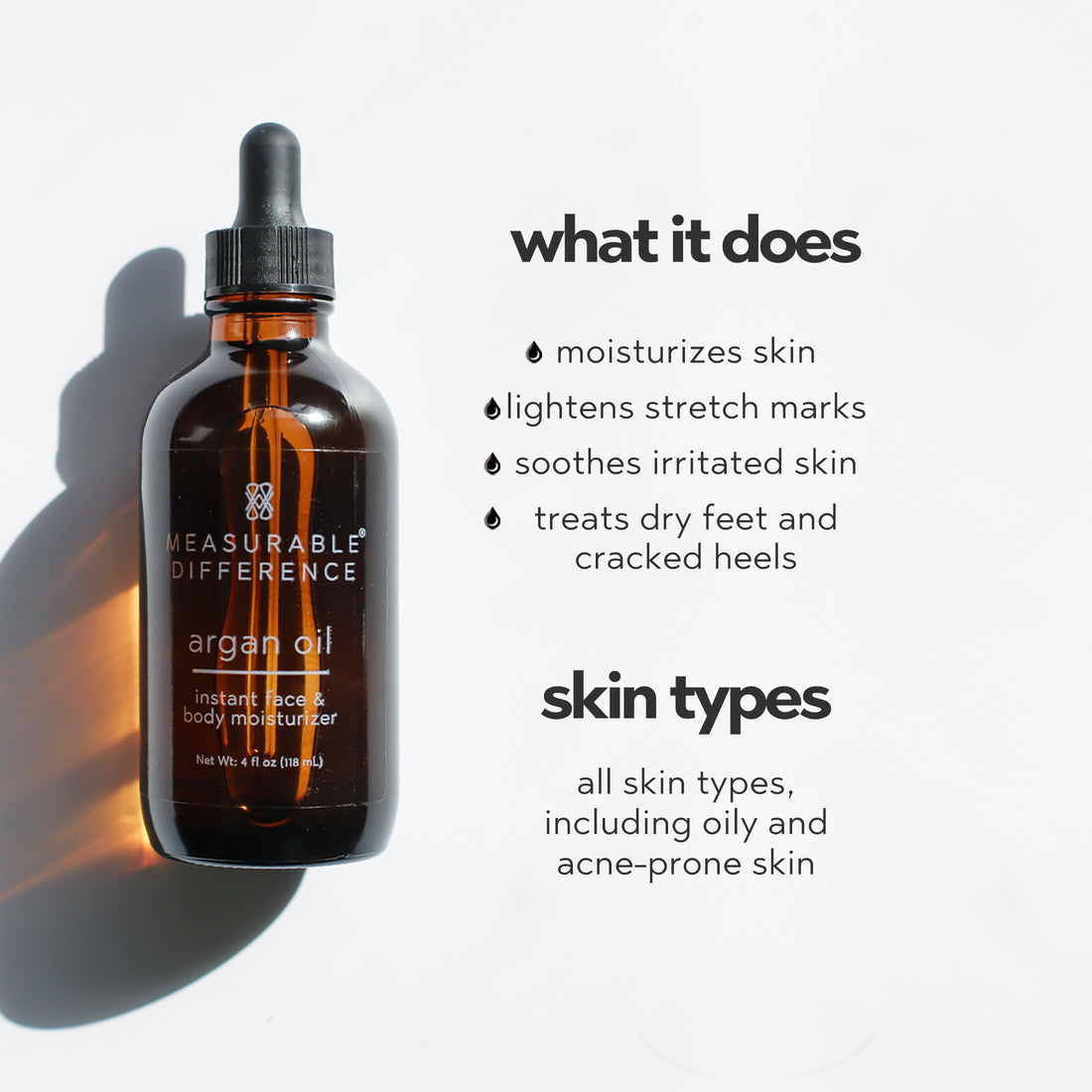 Chrislie Measurable Difference Face and Argan Body Oil, 4 Fluid Ounce