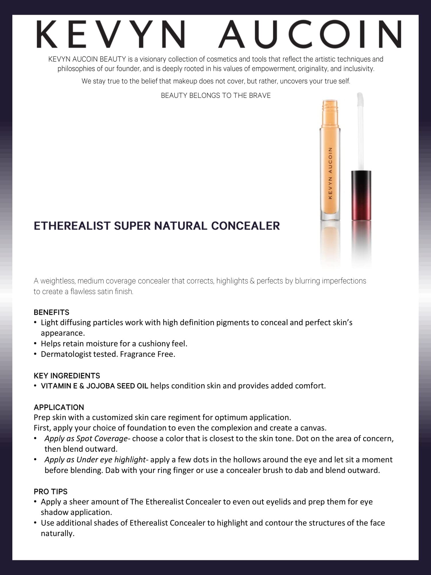 Kevyn Aucoin The Etherealist Super Natural Concealer (Medium Golden Beige)