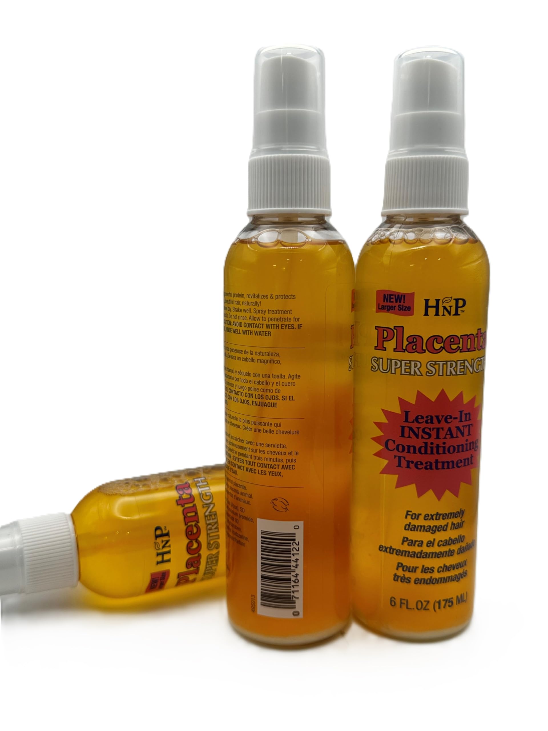 Hask Placenta Leave-In Cond. Treatment Super Strength 5oz (3 Pack)