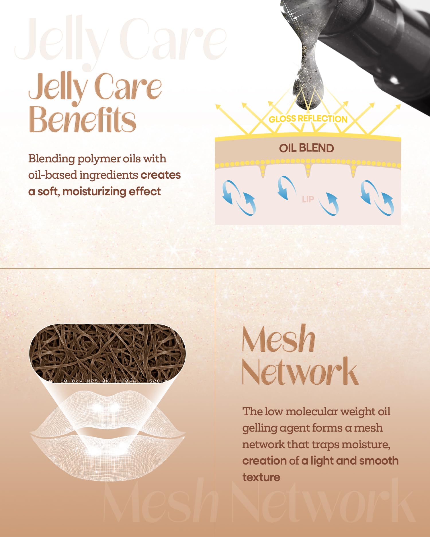 Nature Republic HONEY MELTING LIP GLITTER & PLUMPING (16 MIDNIGHT SPARKLE) SOFT LIP STICK Moisturizing Gloss, Volumizing formula, Color changing Sheer tint, Shine Glimmer Finish, korean make up