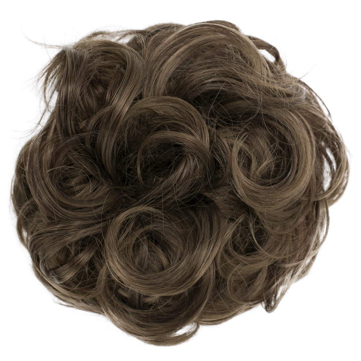 Prettyshop Hairpiece Hair Rubber Scrunchie Scrunchy Updos, Voluminous, Curly Or Messy Bun, Different Colors Available G18 E
