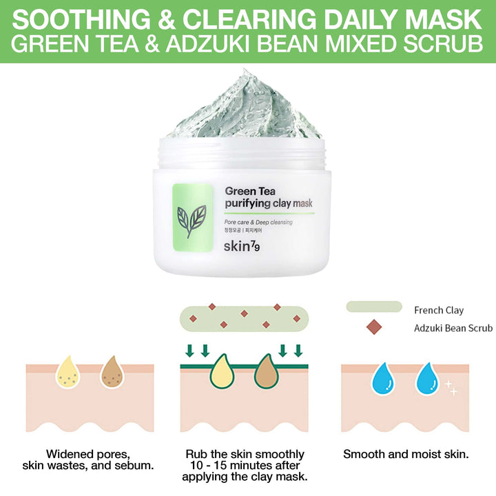 Skin79 Green Tea Purifying Clay Mask