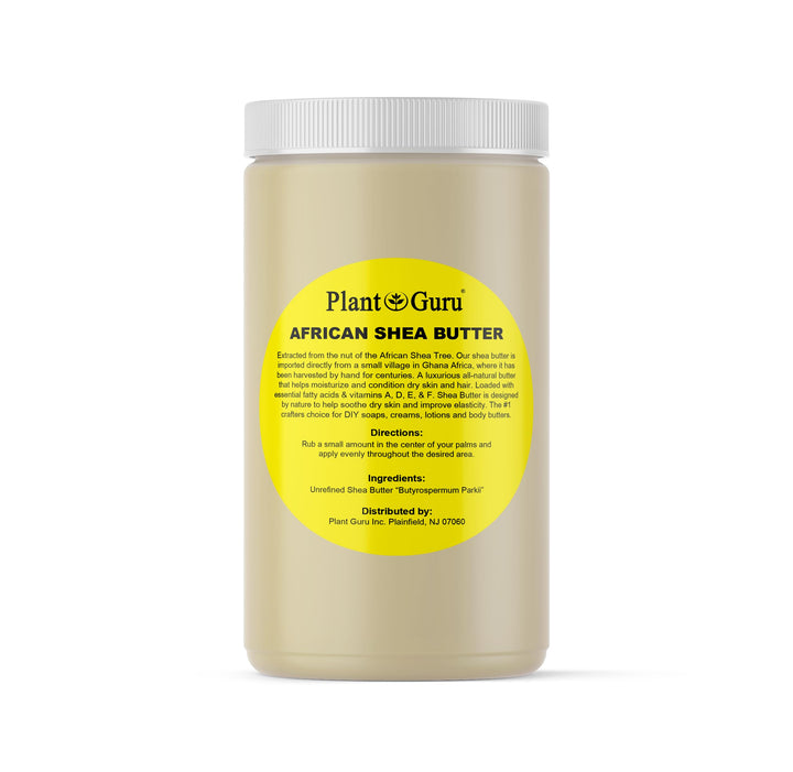 Raw African Shea Butter 32 oz. / 2 lbs. Jar Bulk 100% Pure Natural Unrefined IVORY - Ideal Moisturizer For Dry Skin, Body, Face And Hair Growth. Great For DIY Soap and Lip balm Making.