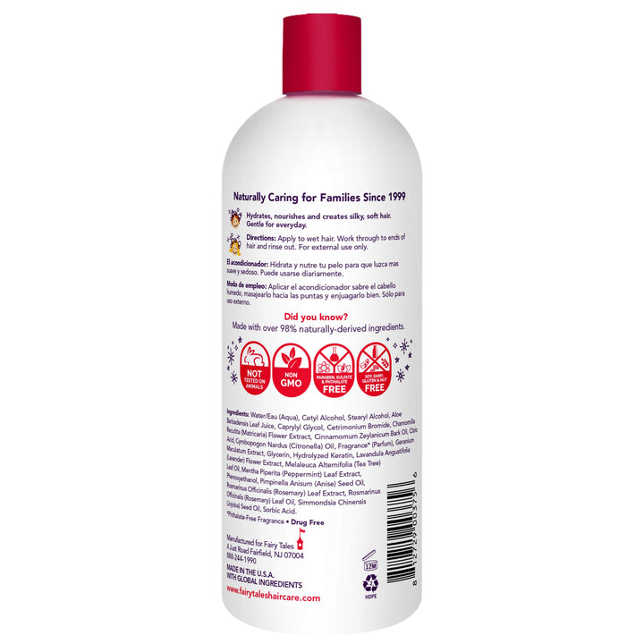 Fairy Tales Rosemary Repel Daily Kids Conditioner– Kids Like the Smell, Lice Do Not, 32 fl oz. (Pack of 1)