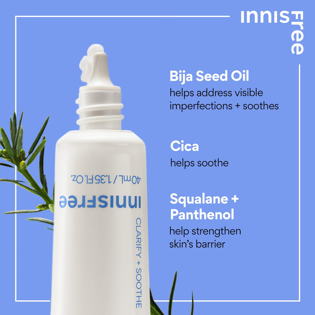 innisfree Bija Cica Rescue Balm with Squalane, Korean Moisturizing Balm Helps Soothe Skin and Improve Uneven Texture (Packaging May Vary)