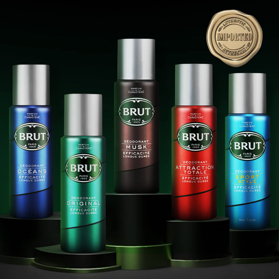 Brut Sport Style Deodorant Body Spray for Men, Masculine Long-Lasting Deo with Refreshing, Athletic Fragrance, Imported (200ml)