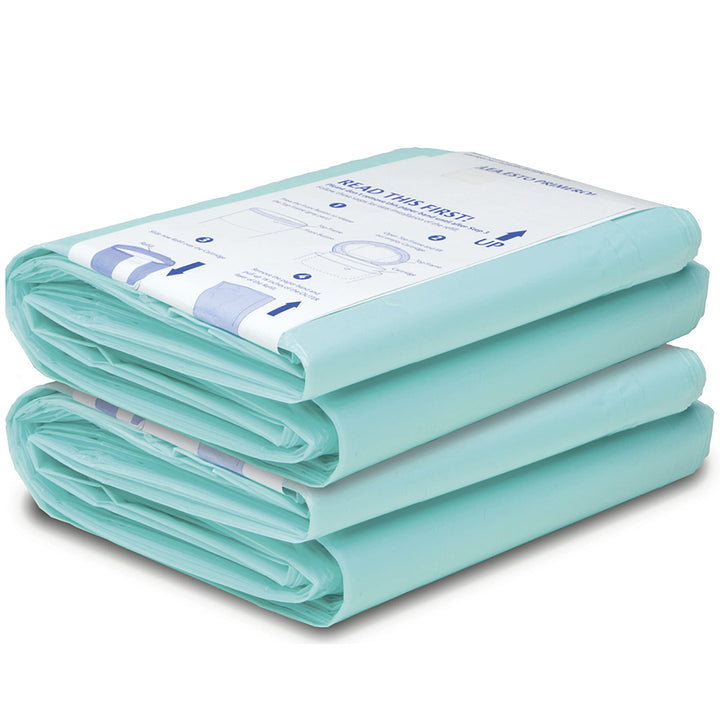 Diaper Dekor Plus Diaper Pail Biodegradable Refills | 4 Count | Most Economical Refill System | Quick & Easy to Replace | No Preset Bag Size – Use Only What You Need | Exclusive End-of-Liner Marking