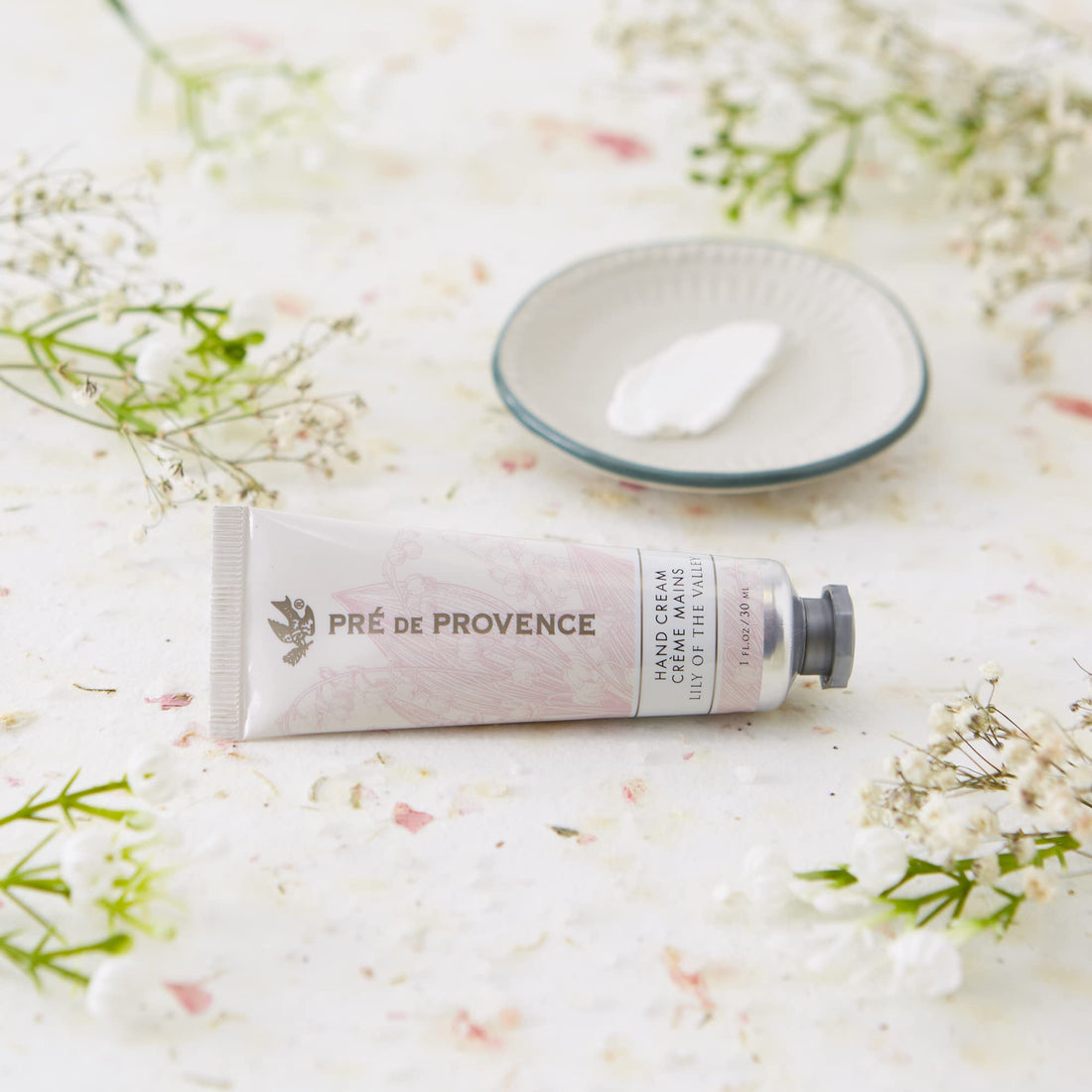 Pre de Provence Collection Shea Butter Enriched Soothing & Moisturizing, Hand Cream, 1 fl oz, Lily of the Valley