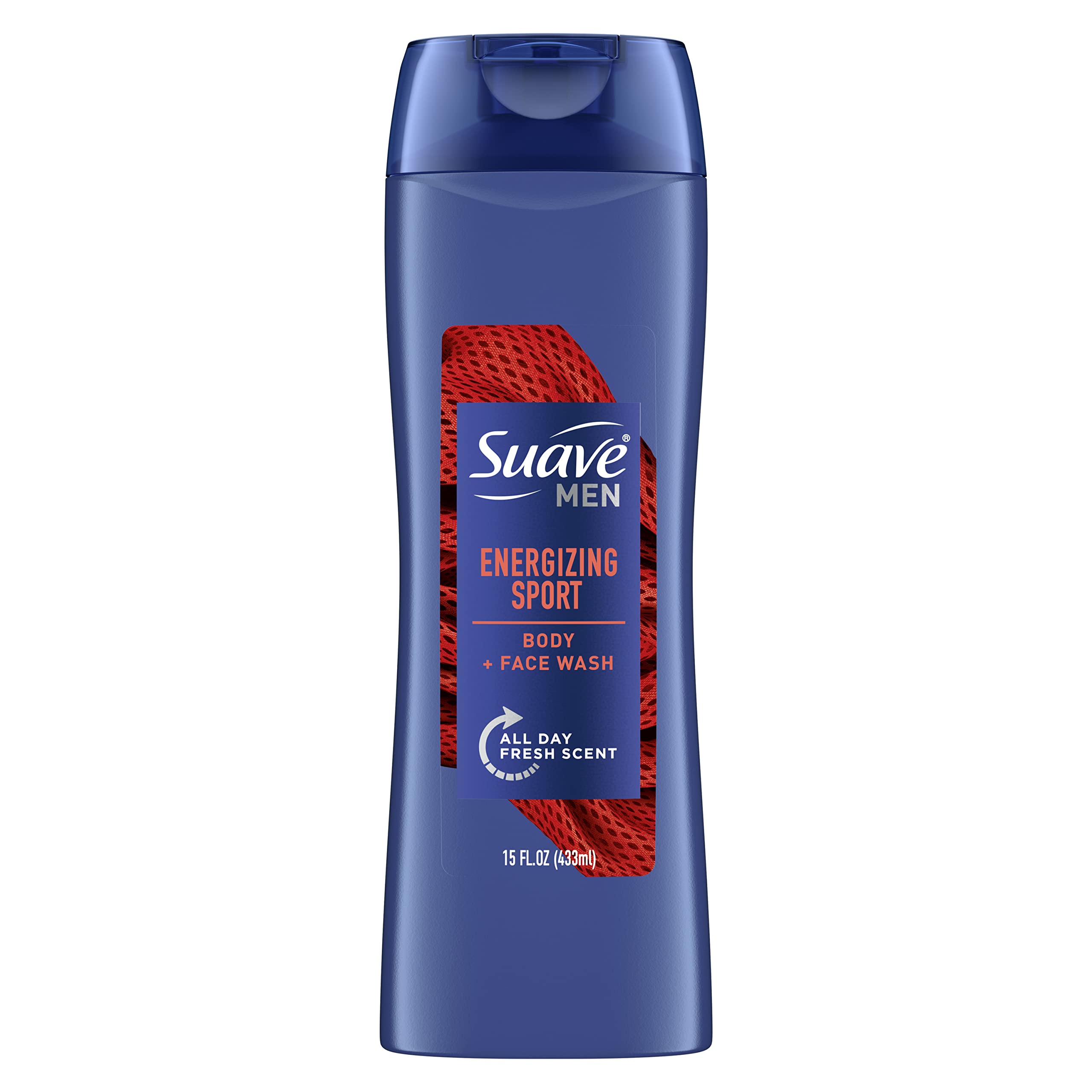 Suave Men Body Wash for Everyday Use Sport Fragrance Body Wash and Shower Gel 15 oz