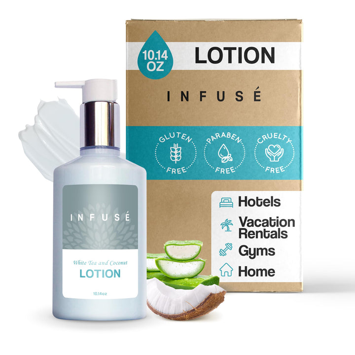 Terra Pure Infuse Lotion, Retail Size Hotel Amenities, 10.14 oz. (Single)