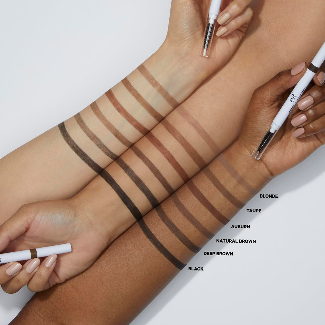 e.l.f, Instant Lift Brow Pencil, Dual-Sided, Precise, Fine Tip, Shapes, Defines, Fills Brows, Contours, Combs, Tames, Auburn, 0.006 Oz