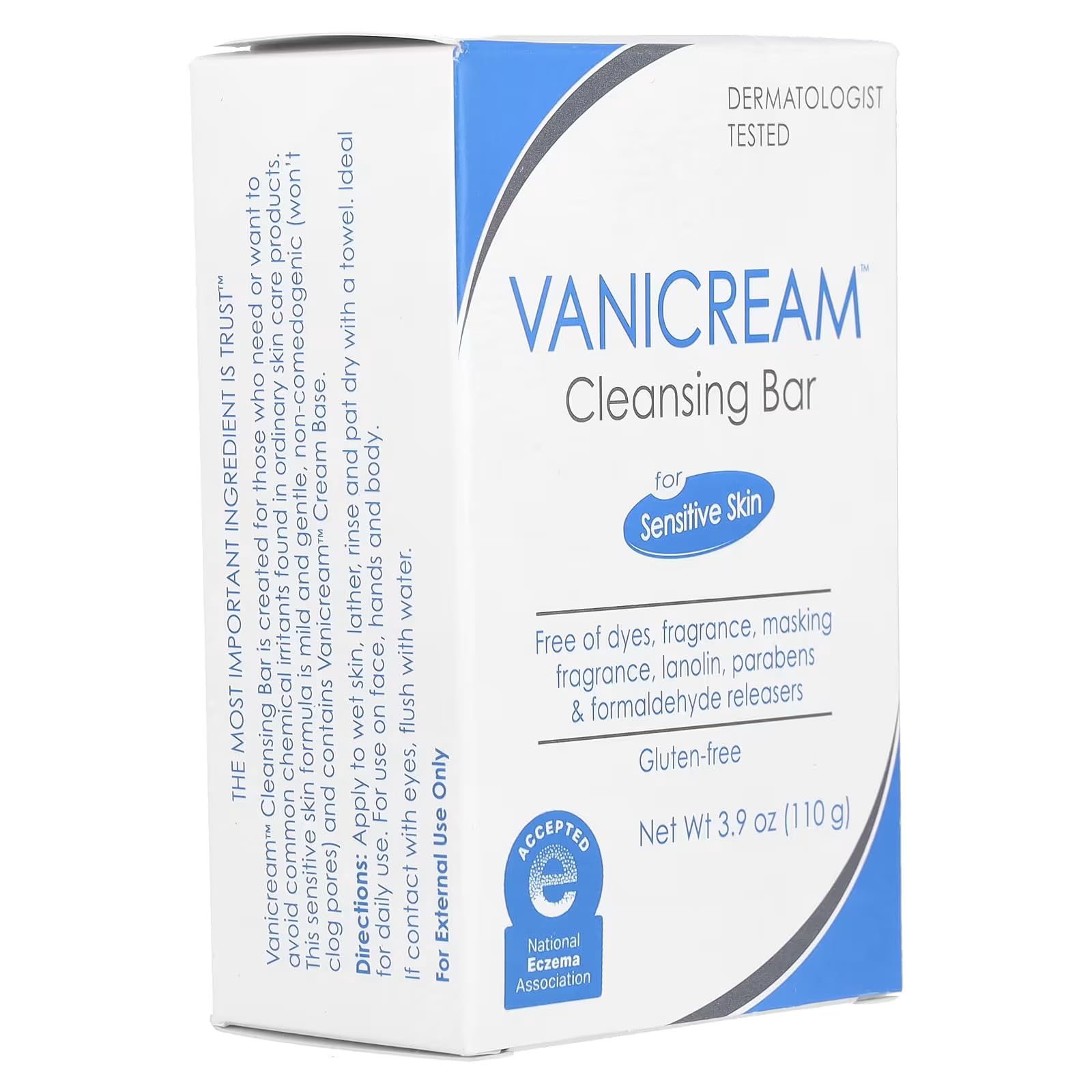 Vanicream Cleansing Bar 3.9 oz Pack of (3)