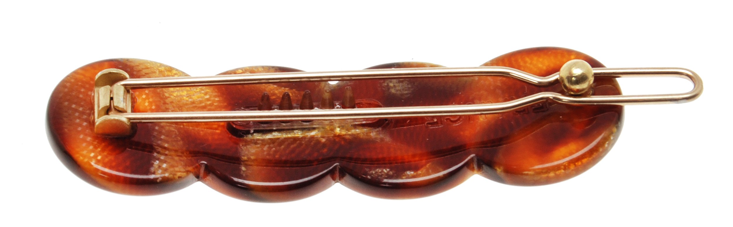 Africa : France Luxe Scalloped Tige Boule Barrette - Africa